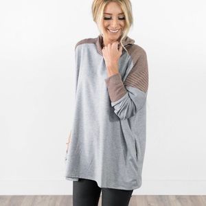 Hilary Contrast Sweater by Shop Stevie